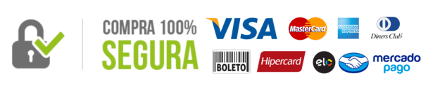 Formas de pagamento · Compra 100% Segura